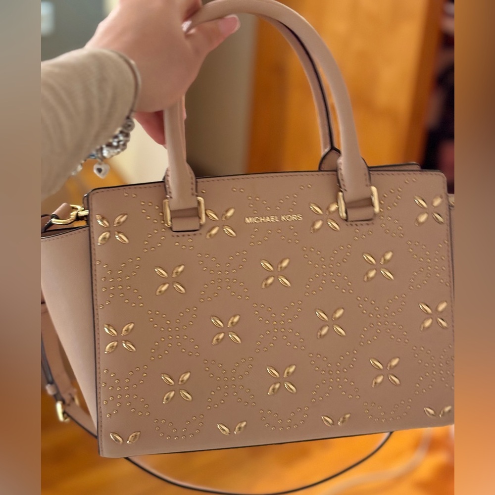 Micheal Kors blush pink purse & wallet